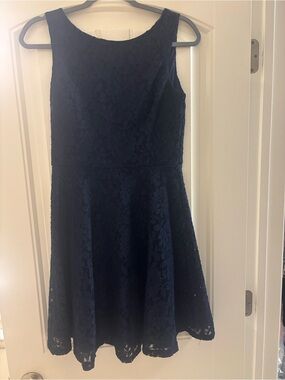 sparkle and fade skater dress Sparkle & Fade 3/4 Sleeve Knit Skater Dress in Black
